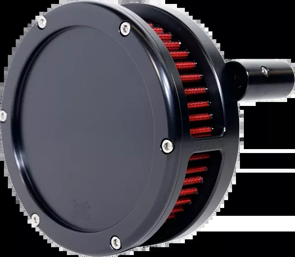 Feuling Parts Slim BA Air Cleaner Kit - Black - Red Filter - '93-'99 EVO Big Twin