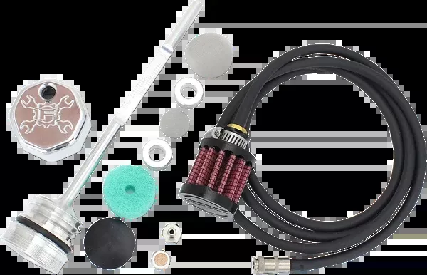 Feuling Parts Vented Dipstick - Polished - M8 Touring/Trike