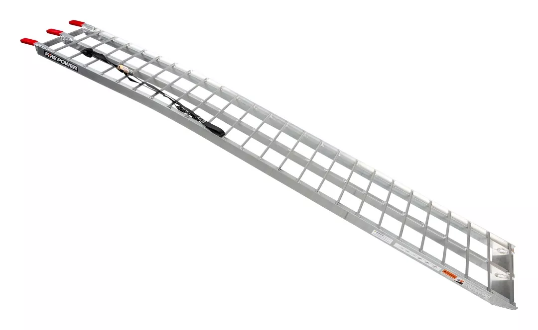 Fire Power One Piece Curved Aluminum Ramp