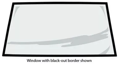 Fivestar 88 Monte Rear Window Flat .093 Uncoated 600-6101