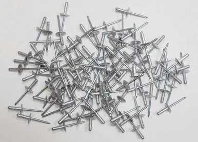 Fivestar Large Head Rivet Silver 100pc 3/16in 816-100L