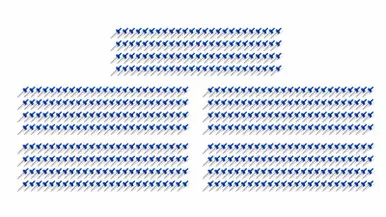 Fivestar Lrg Hd Rivet Chevron Multi-Grip 500pk FIV814CB-500L