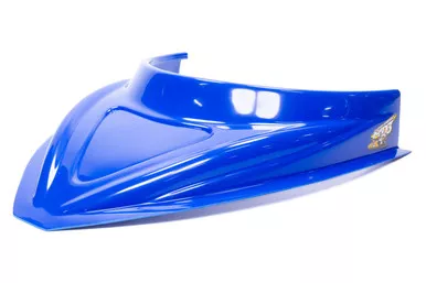 Fivestar MD3 Hood Scoop 3in Tall Curved Chevron Blue 040-4114-CB