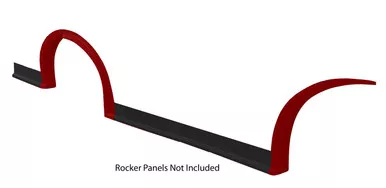 Fivestar MD3 Wheel Flares Dirt Red Right 007-261-RR