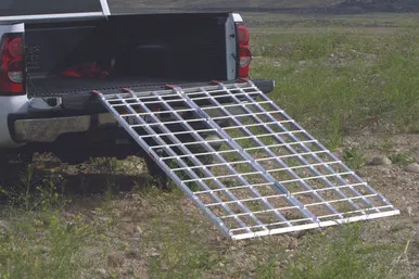 Fly Racing Aluminum Bi-Fold Ramp 1200 Lbs 70" X 48" - AR01XW48