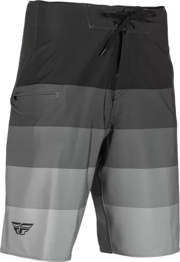 Fly Racing Black Grey Boardshorts