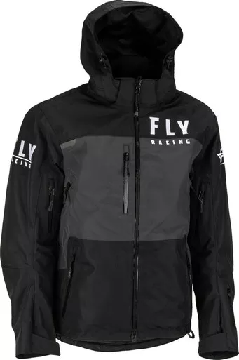 Fly Racing Carbon Black Grey Jacket