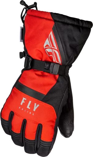 Fly Racing Cascade Black Red Gloves
