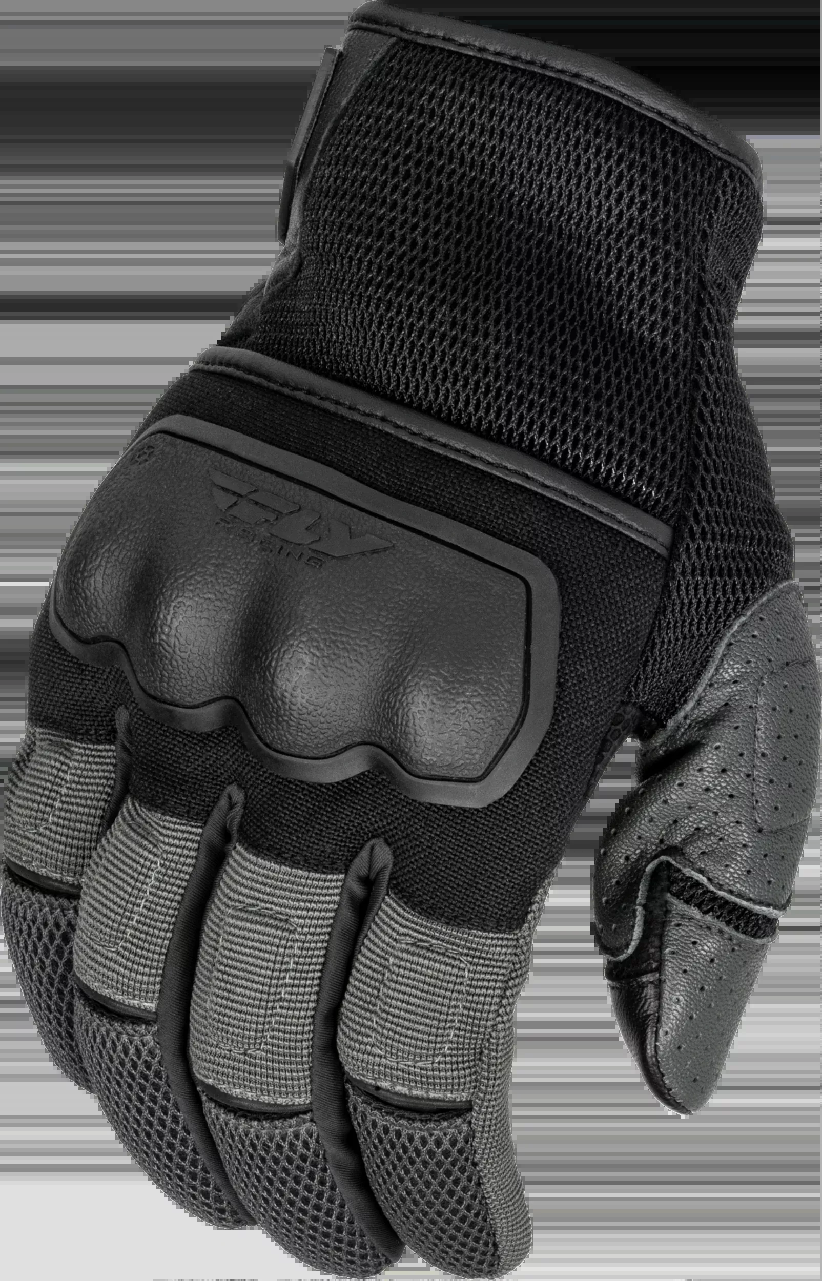 Fly Racing Coolpro Force Gloves Black/Grey Lg-476-4126L