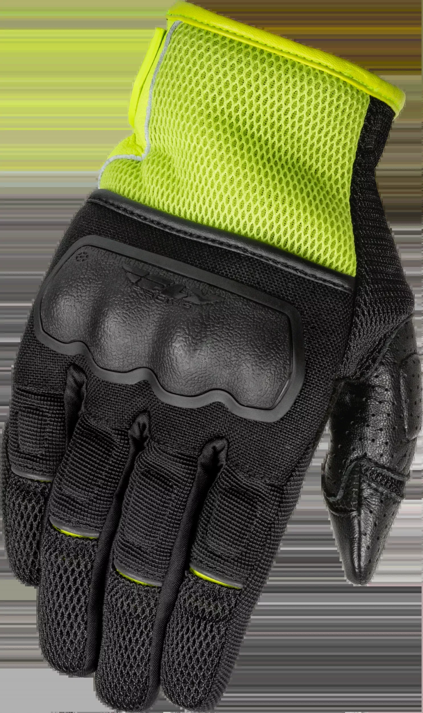 Fly Racing Coolpro Force Gloves Black/Hi-Vis Sm-476-4128S