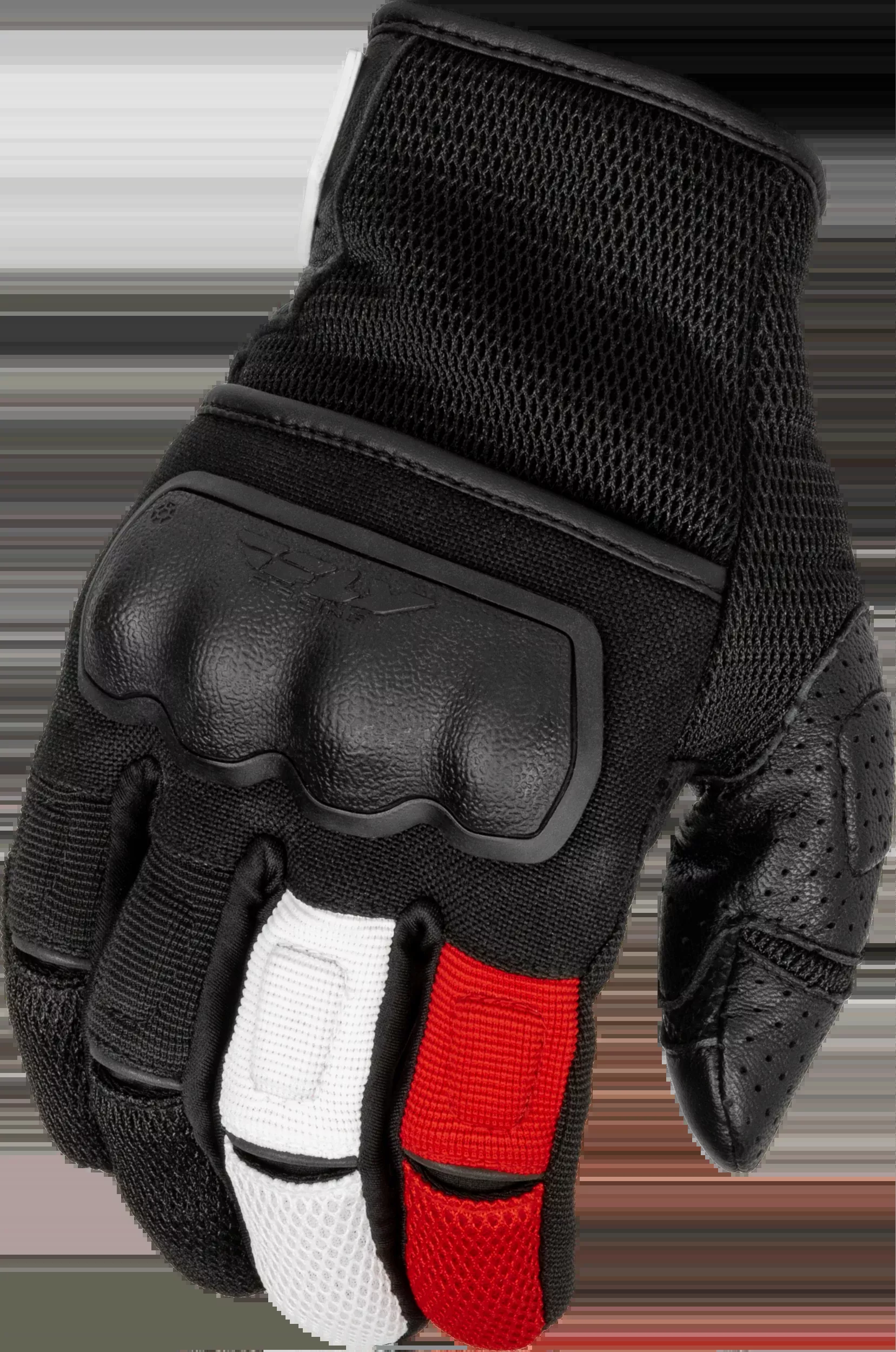Fly Racing Coolpro Force Gloves Black/White/Red 3x-476-41273X