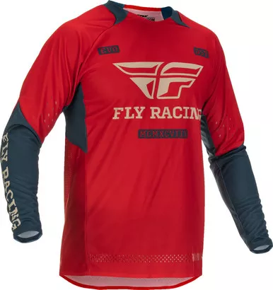 Fly Racing Evolution Red Grey Drystar Jersey