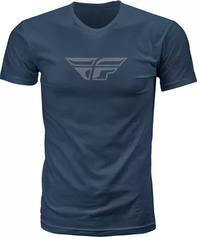 Fly Racing F-Wing Midnight Navy Grey Shirt
