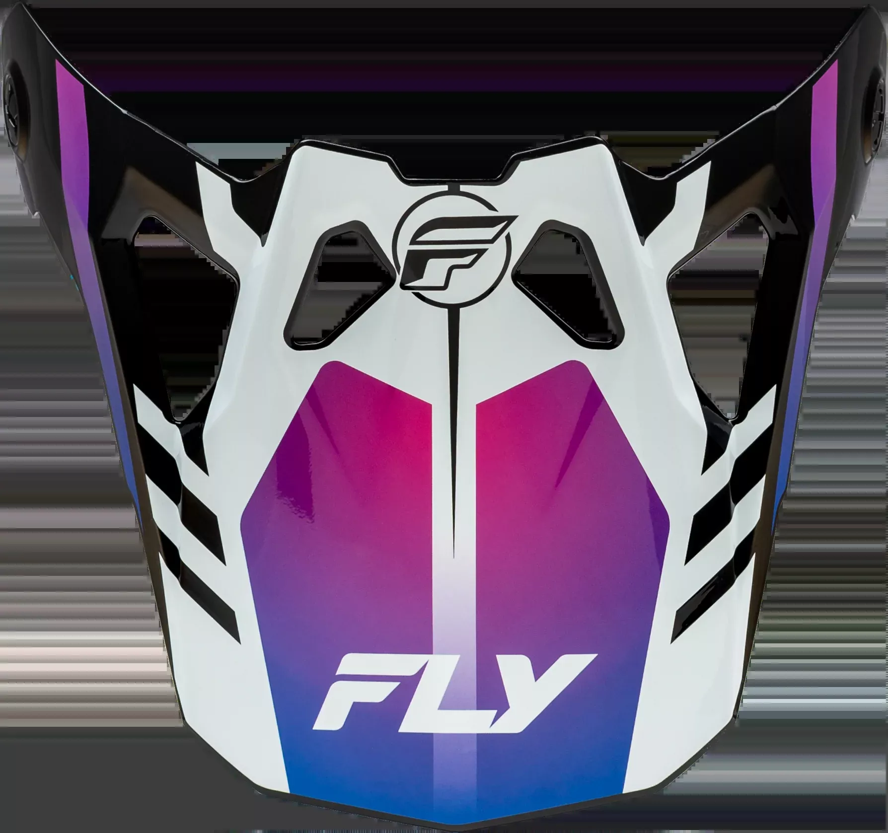 Fly Racing Formula Cp Krypton Visor White/Black/Purple M-2x-73-0049