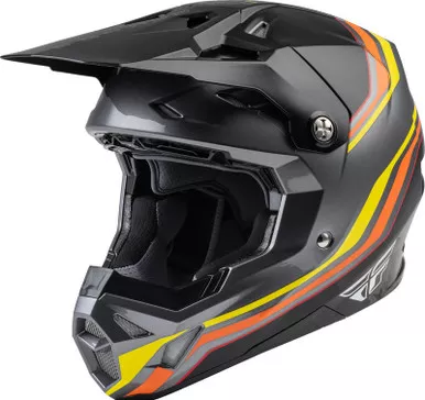 Fly Racing Formula CP S.E. Speeder Black Yellow Red Helmet