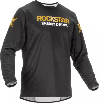 Fly Racing Kinetic Black Gold Rockstar Jersey