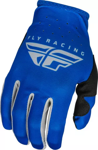 Fly Racing Lite Blue Grey Gloves