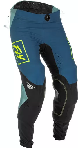 Fly Racing Lite Grey Teal Hi-Vis Pants