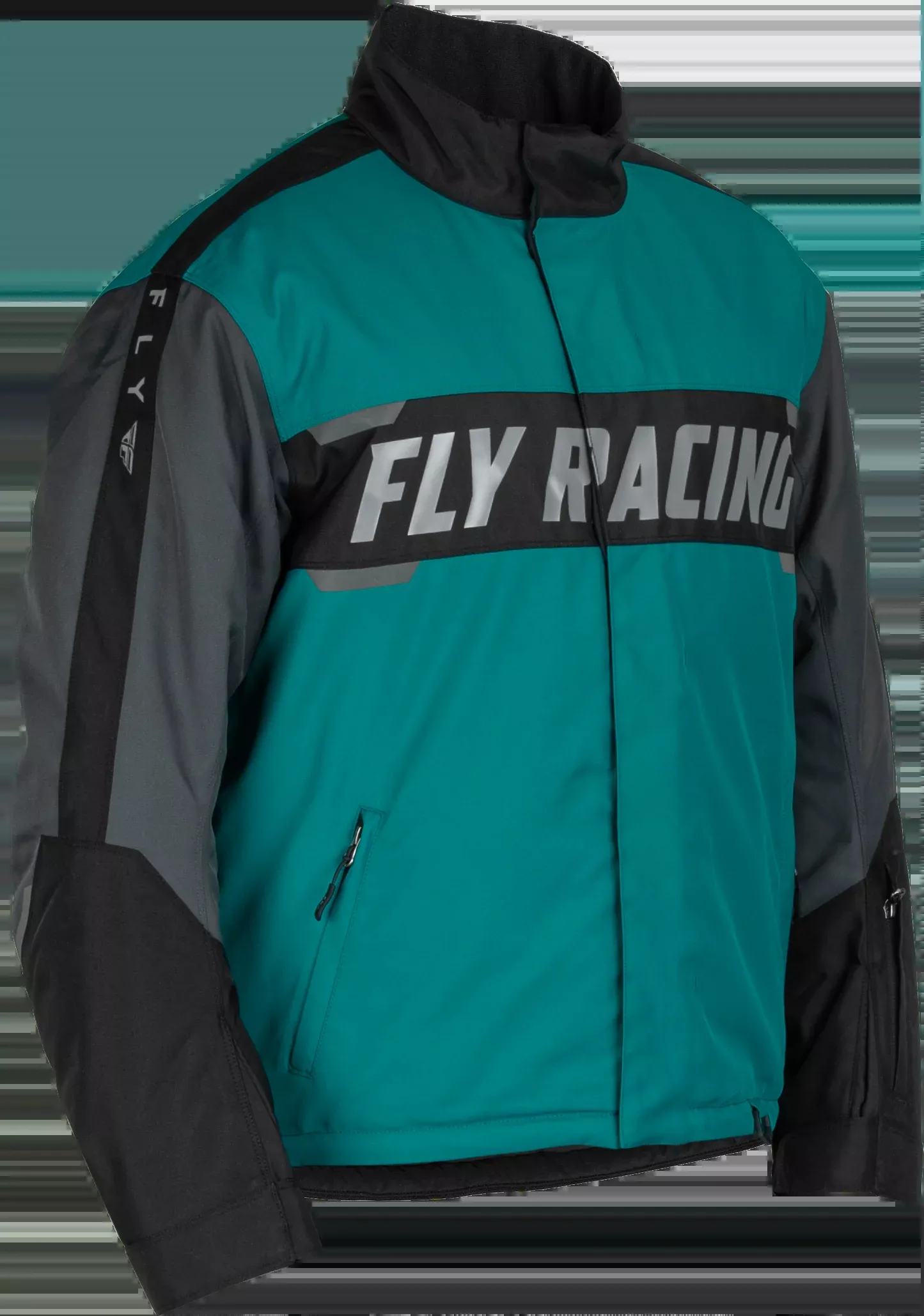Fly Racing Outpost Jacket Black/Teal/Orange 2x-470-55012X