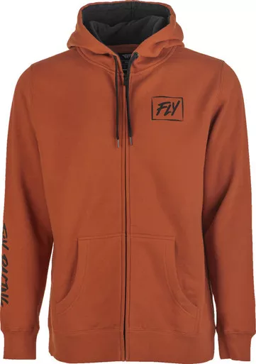 Fly Racing Rust Lite Zip Up Hoodie