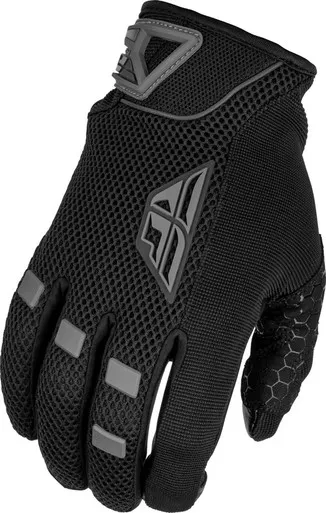 Fly Racing Women's Coolpro Black Gloves