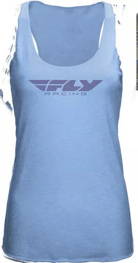 Fly Racing Women's Corporate Light Blue Tank