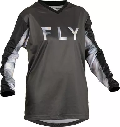 Fly Racing Women's F-16 Black Grey Jersey