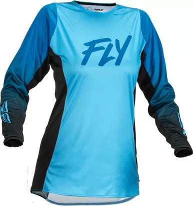 Fly Racing Women's Lite Blue Black Jersey