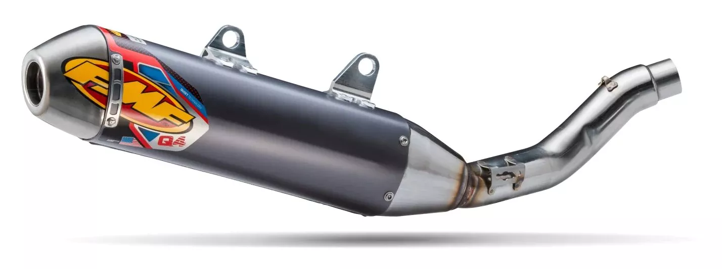 FMF Q4 HEX S/A Slip-On Exhaust Kawasaki KX250 / KX250X 2025