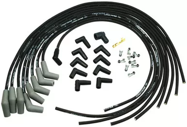 Ford Performance 9mm Black Spark Plug Wire Set for V6 and V8 Engines M-12259-M302