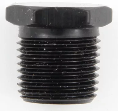 Fragola 3/4 MPT Hex Pipe Plug Black 493306-BL