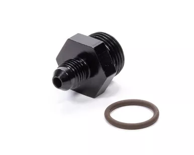 Fragola #4 x 3/4-16 (#8) Radius O-Ring Fitting Black 495111-BL