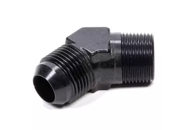 Fragola 45 Deg Adapter Fitting #10 x 1/2 MPT Black 482310-BL