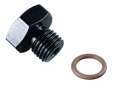 Fragola #6 Port Plug 9/16-18 Black 481406-BL