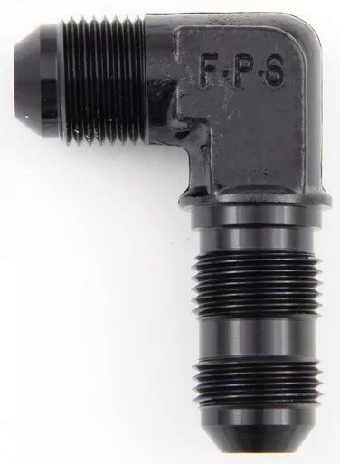 Fragola #6 x 90 Deg Bulkhead Fitting Black 483306-BL