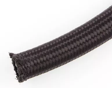 Fragola #8 Black Nylon Race Hose 20ft 842008