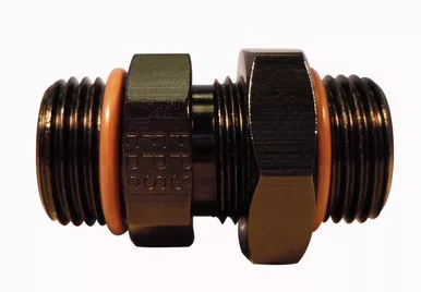 Fragola #8 ORB x #8 ORB Adapter Fitting Black 494108-BL