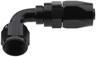 Fragola Hose Fitting #12 90 Deg Pro-Flow Black 229012-BL