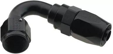 Fragola Hose Fitting #16 120 Deg Pro-Flow Black 231216-BL
