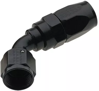 Fragola Hose Fitting #16 60 Deg Pro-Flow Black 226016-BL