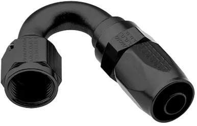 Fragola Hose Fitting #6 150 Deg Pro-Flow Black 231506-BL