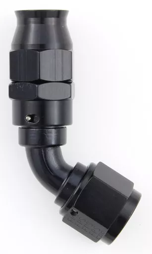 Fragola Hose Fitting #8 60 Deg PTFE Black 686008-BL