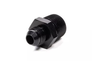 Fragola Straight Adapter Fitting #16 x 1 MPT Black 481616-BL