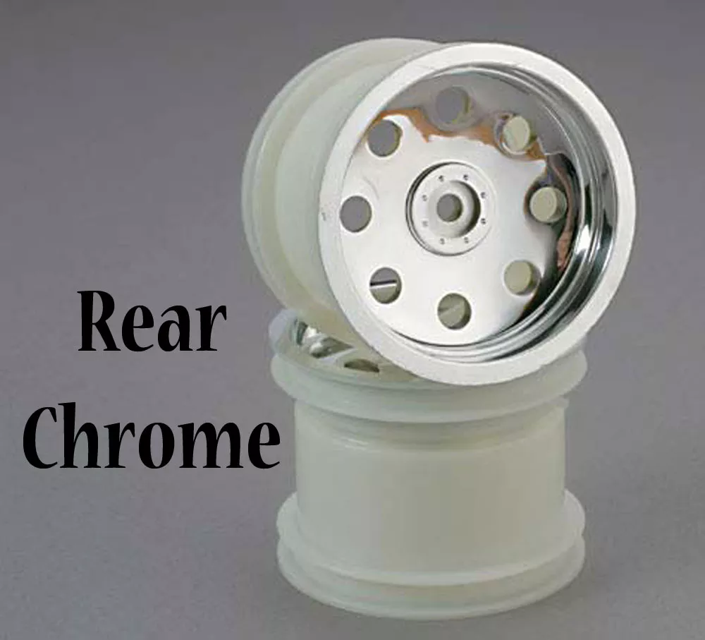 Front or Rear 2.2" Wheels, Nylon or Chrome for Traxxas