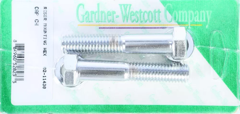 Gardner-Westcott Riser Bolts Chrome HEX CAP 1/2-13 X 2 3/4 Coarse Thread – 02-11430