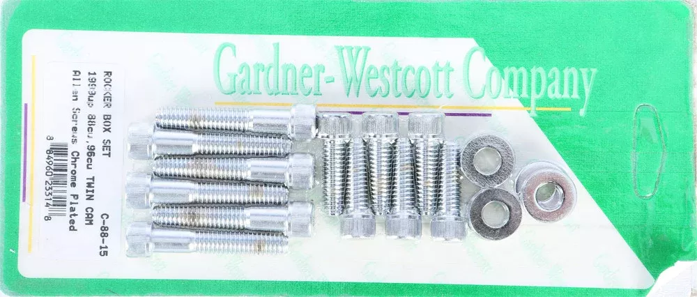 Gardner-Westcott Rocker BOX Cover SET Chrome TC 88 FXD AND Flht AND - C-88-15 For Harley Motorcycles 1999-2017