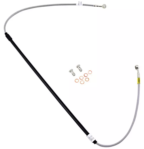 GBrakes Braided Stainless Steel Front Brake Line (FK003D118-1)