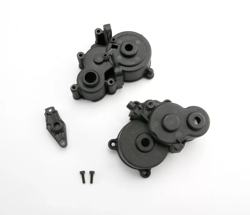 Gearbox Halves (Front/Rear)/ Shift Detent Ball/ Spring/ 4mm GS/ Shift Shaft Seal, Glued/ 2.5x8mm CS (2)
