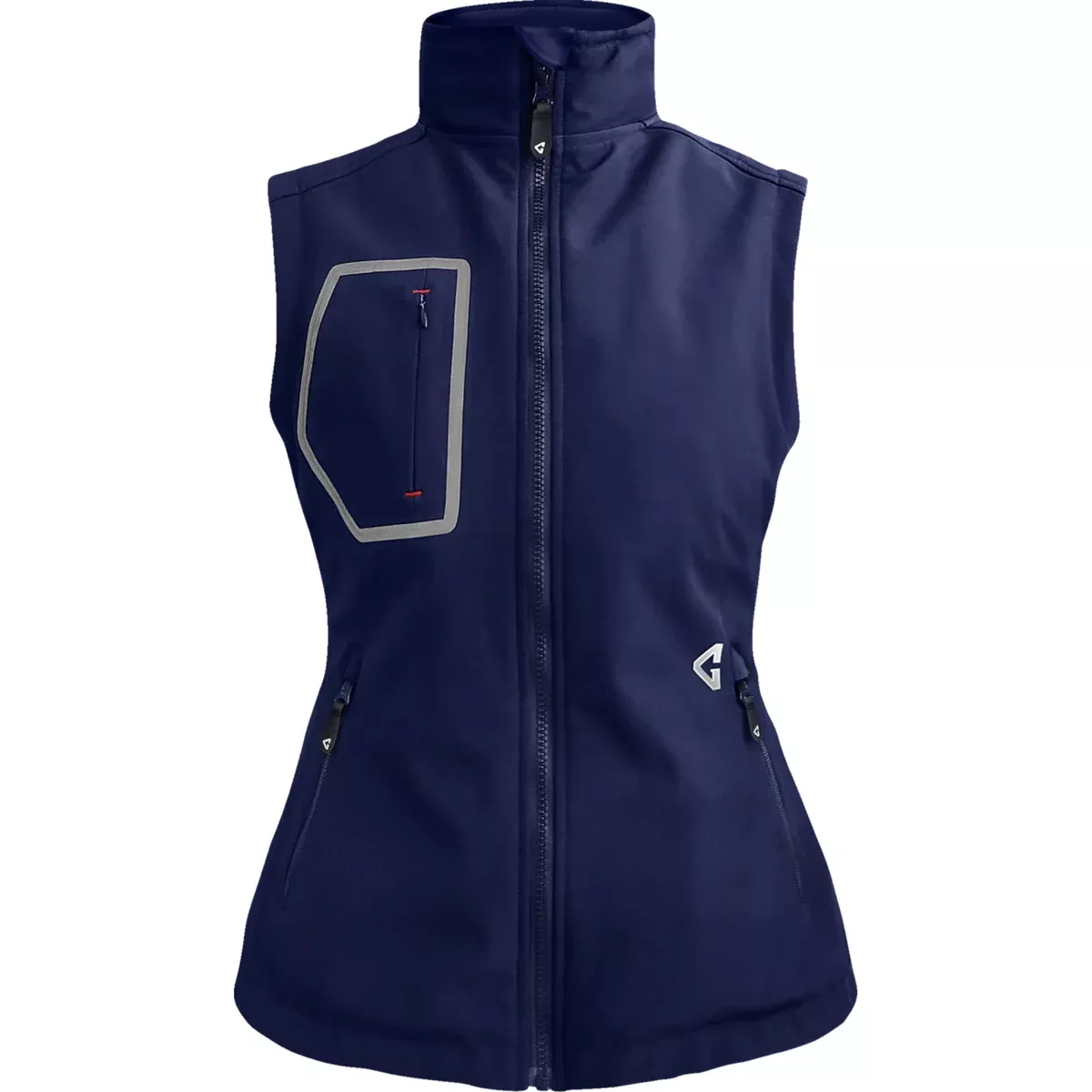 GERBING HEATED CLOTHING Women's 7V Torrid Softshell Vest 2.0 Navy