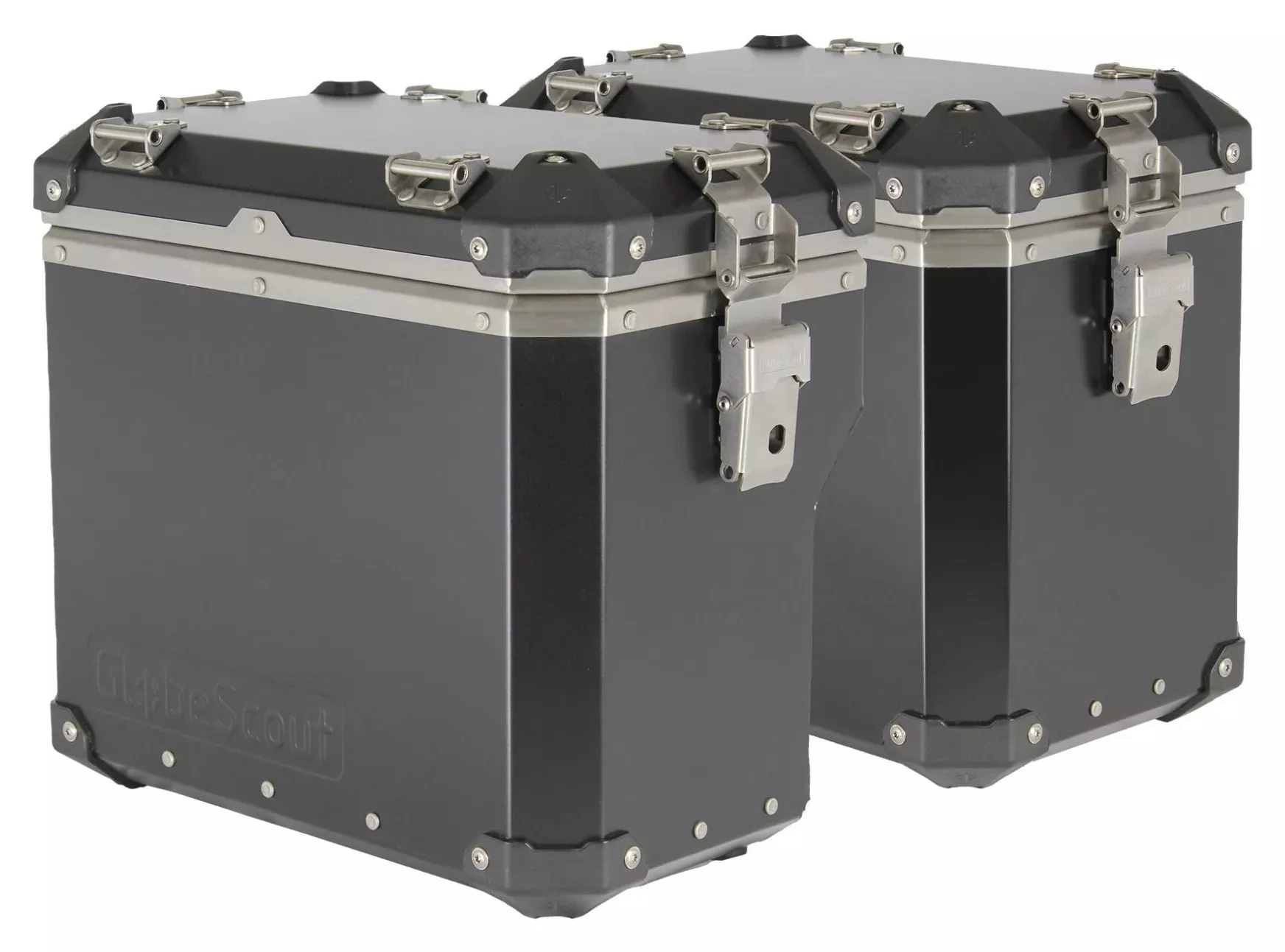 GlobeScout XPAN+ Aluminum Side Case Set BMW Adventure / Harley Pan America 2014-2026